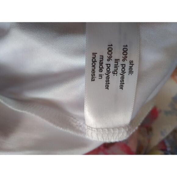 Lane Bryant Dress Multicolored Pastel Floral Sz 14 Tie Straps Tiered Easter... - Picture 9 of 10